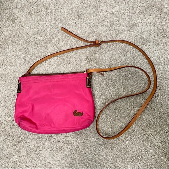 Dooney & Bourke Handbags - Dooney & Bourke Pink Nylon Crossbody